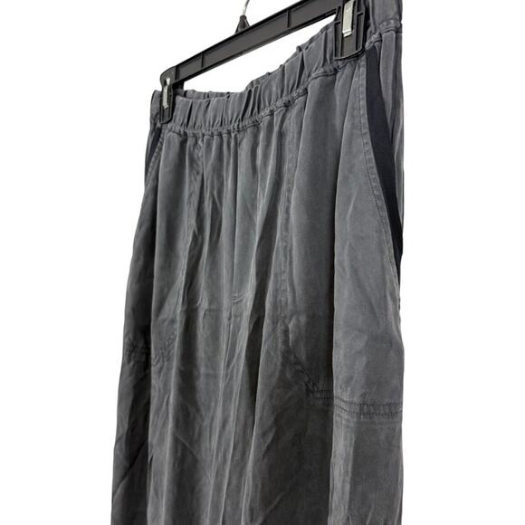 Soft Surroundings Womens Wide Leg Pull On Dark Gray Soft Cool Fabric Pants XS - Picture 10 of 16